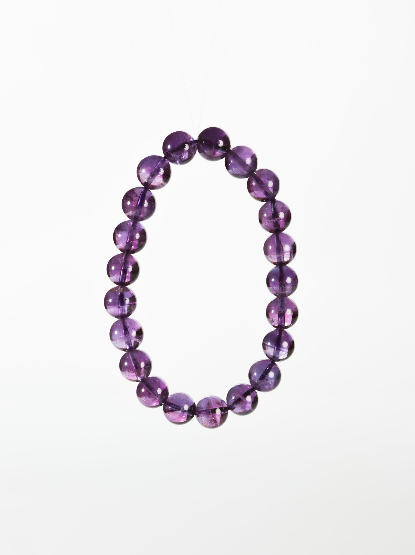 Uruguay Amethyst Beaded Bracelet