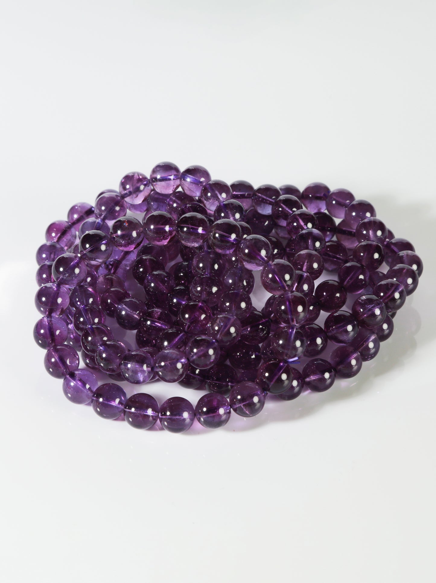 Uruguay Amethyst Beaded Bracelet