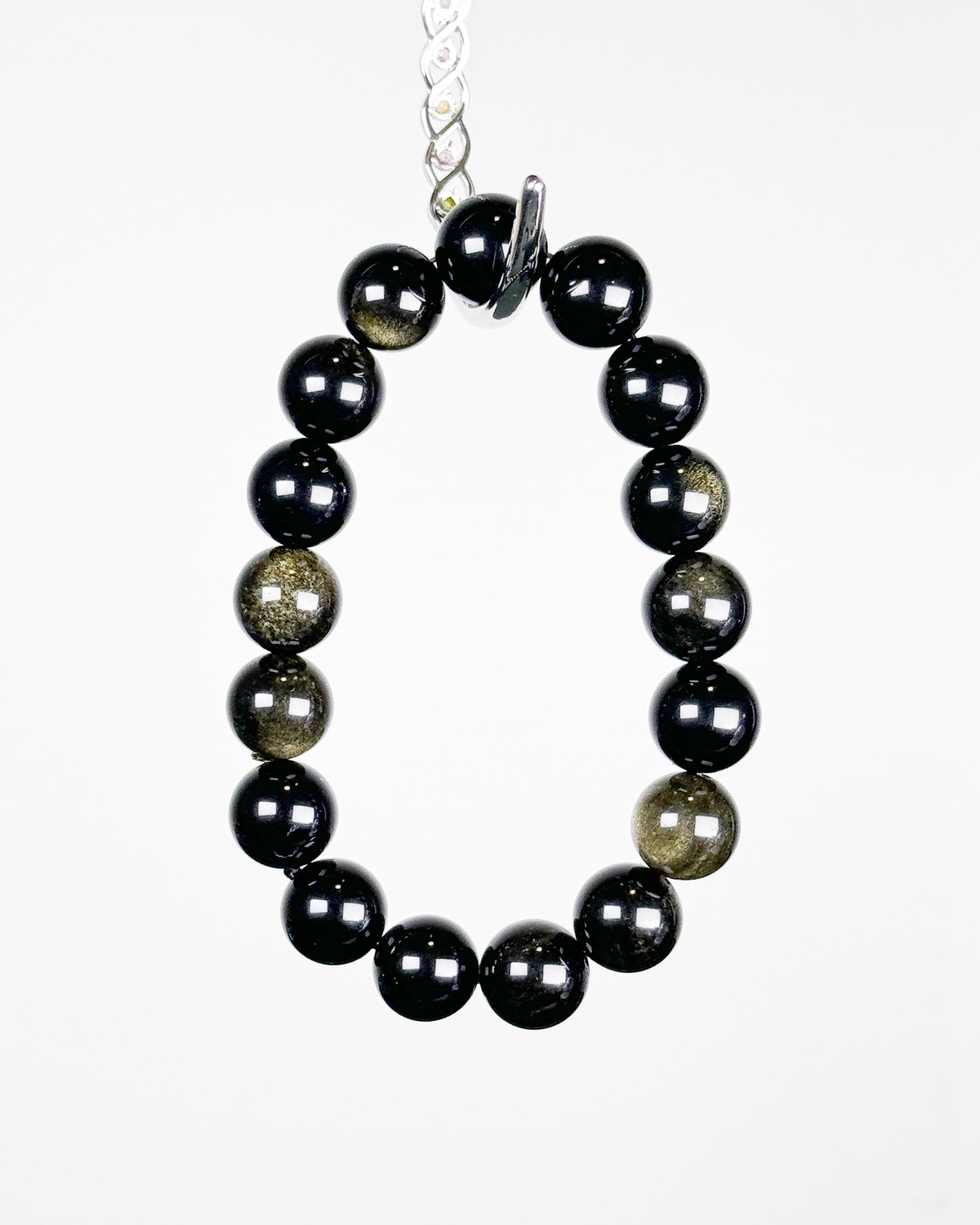 Gold Sheen Obsidian Bracelet