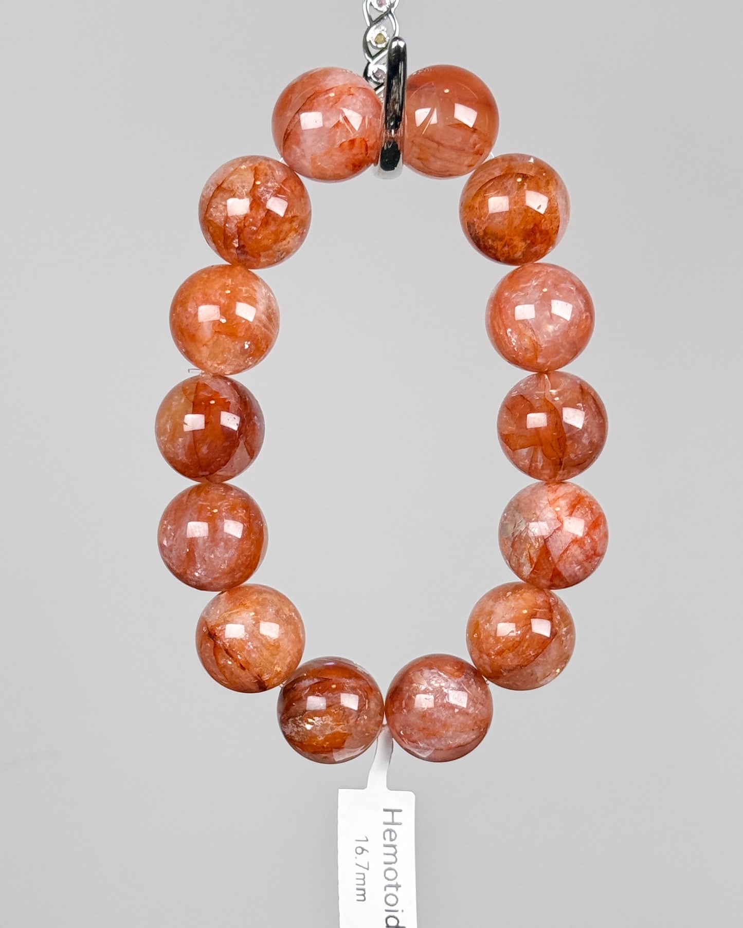 Red Hematoid Quartz Bracelet