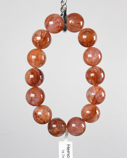 Red Hematoid Quartz Bracelet