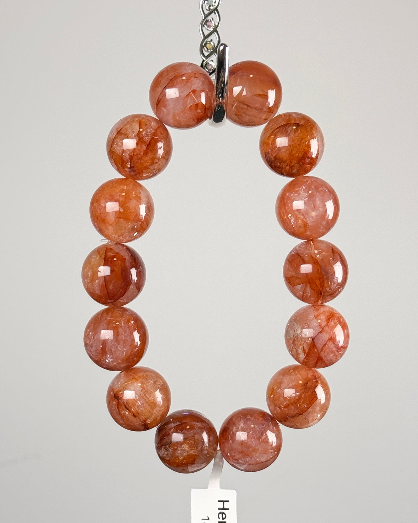 Red Hematoid Quartz Bracelet